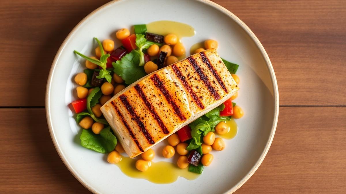 An infographic showing the connection between the gut microbiome, brain, and heart on the Mediterranean Diet